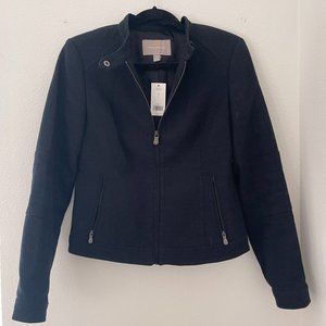 NWT Banana Republic Black Moto Jacket Size 4